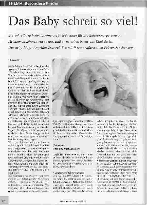 Vorschauseite 1: Das Baby schreit so viel!