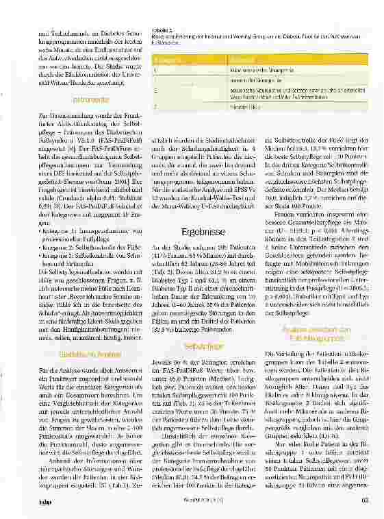 Vorschauseite 2: Selbstpflege zur Verhinderung eines Diabetischen Fußsyndroms: Eine empirische Studie