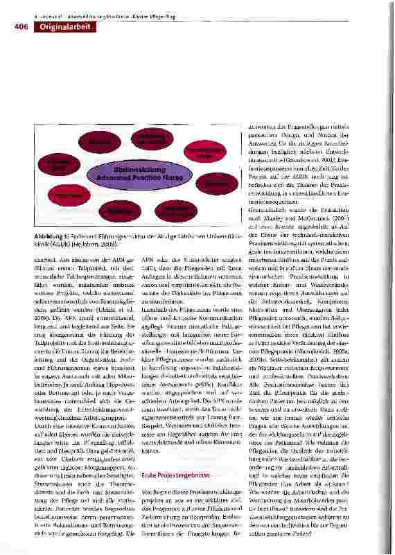 Vorschauseite 4: Advanced Nursing Practice (ANP) im direkten Pflegealltag: Die pflegerische Praxisentwicklung eines akutgeriatrischen ANP-Teams