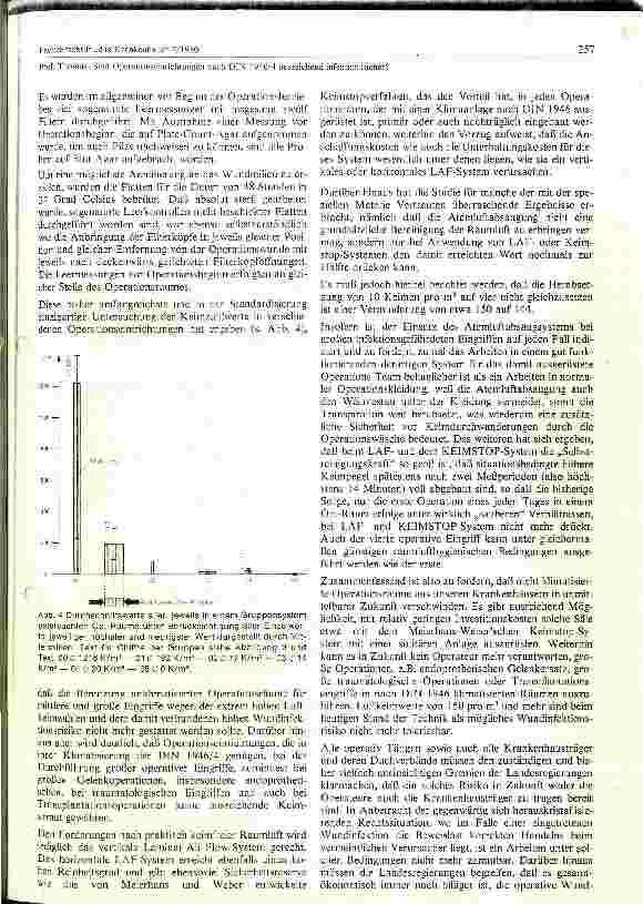 Vorschauseite 6: Sind Operationseinrichtungen nach Din 1946/4 ausreichend infektionssicher