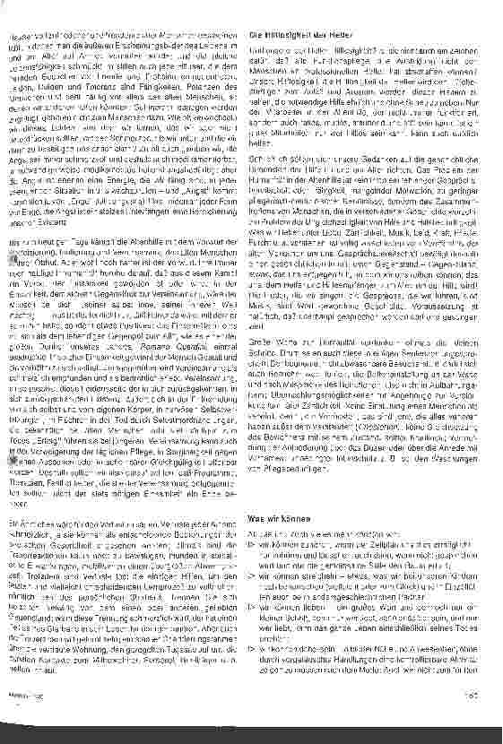Vorschauseite 4: Menschlichkeit im Heim