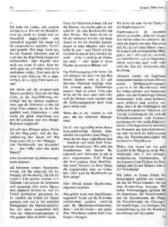 Vorschauseite 3: Krankenhauszertifizierung - Antwort der KTQ auf die Forderung der Öffentlichkeit