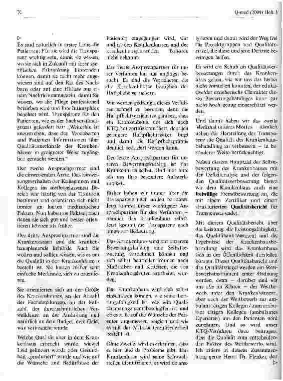Vorschauseite 5: Krankenhauszertifizierung - Antwort der KTQ auf die Forderung der Öffentlichkeit