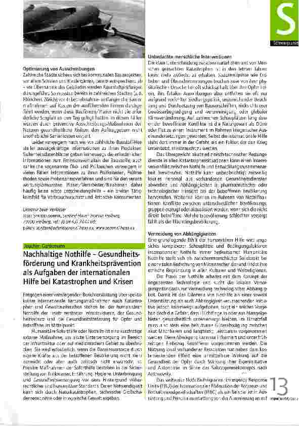 Vorschauseite 2: Wohngesundheit versus bauliche Klimaschutzmaßnahmen?
