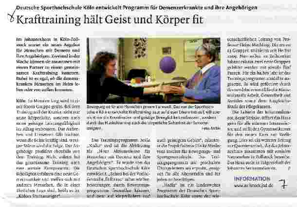 Vorschauseite 1: Krafttraining hält Geist und Körper fit