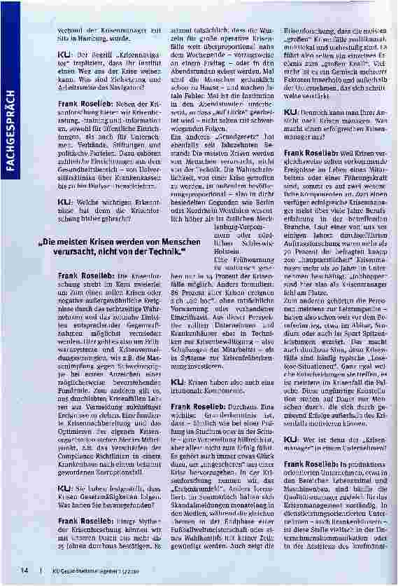 Vorschauseite 2: Die nächste Krise kommt bestimmt
