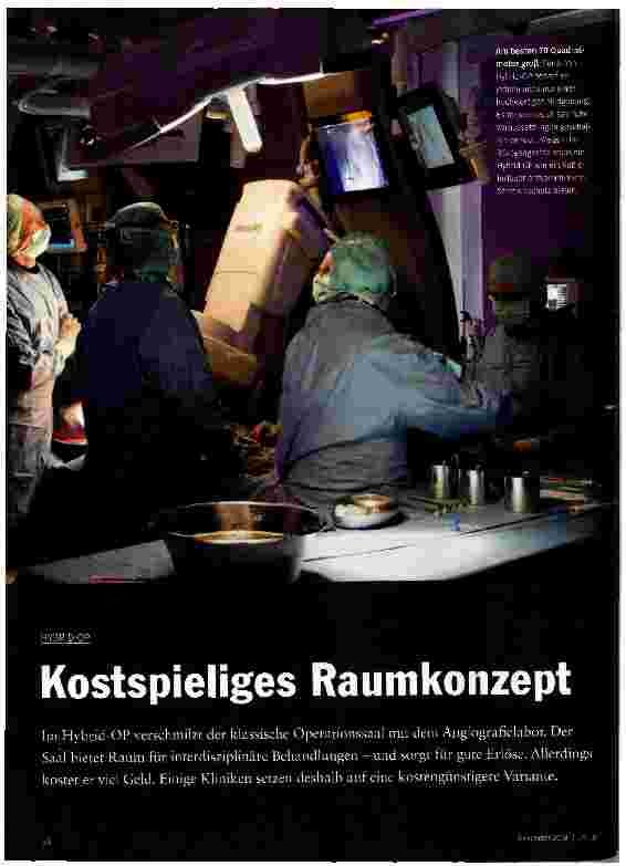 Vorschauseite 1: Kostspieliges Raumkonzept