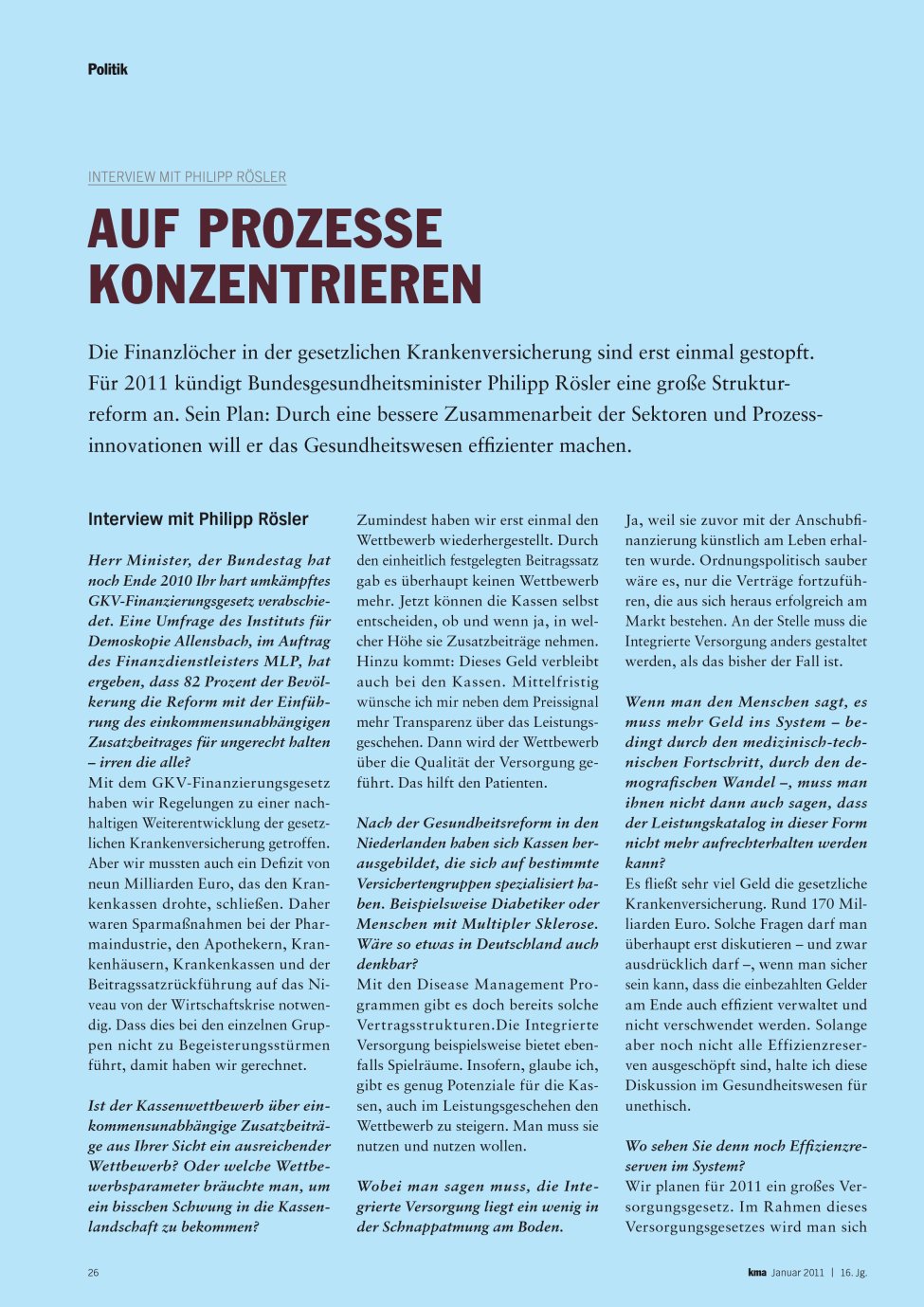 Vorschauseite 1: Auf Prozesse konzentrieren