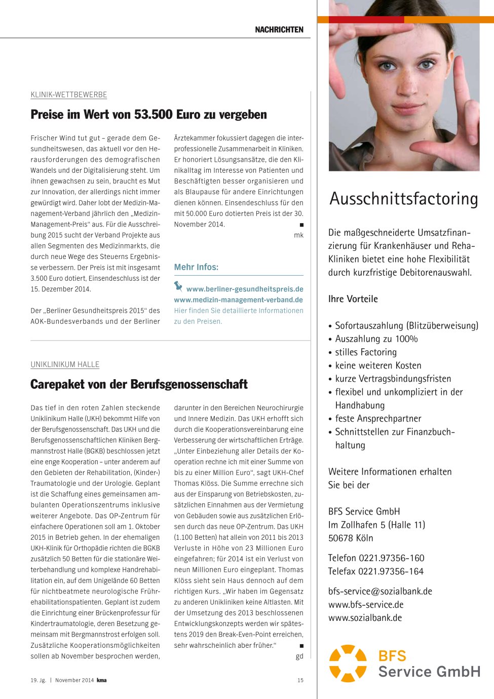 Vorschauseite 1: Preise im Wert von 53.500 Euro zu vergeben