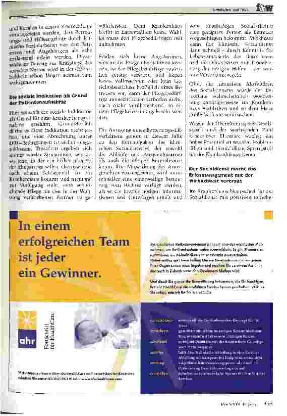 Vorschauseite 2: Sozialarbeit als Erfolgsfaktor im Wettbewerb