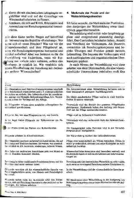 Vorschauseite 3: Zur Entwicklung von Forschungskompetenz in der Weiterbildung und in der Pflegepraxis