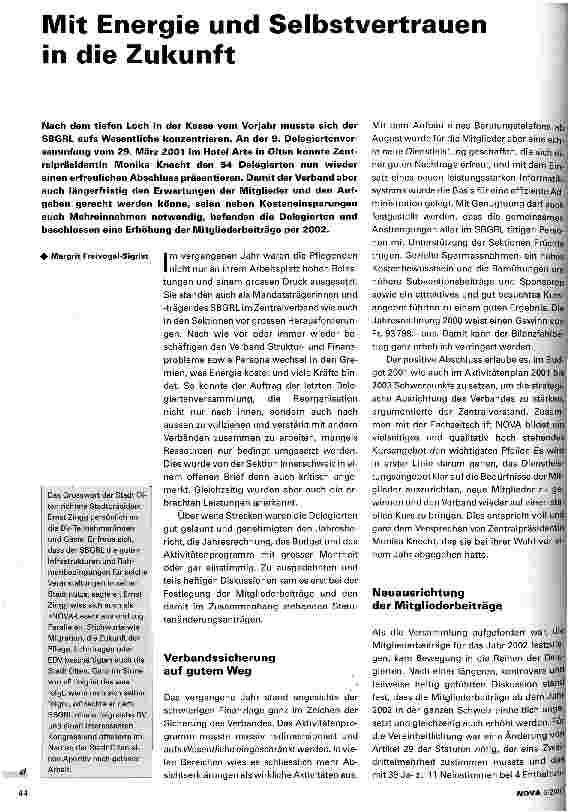 Vorschauseite 1: Mit Energie und Selbstvertrauen in die Zukunft