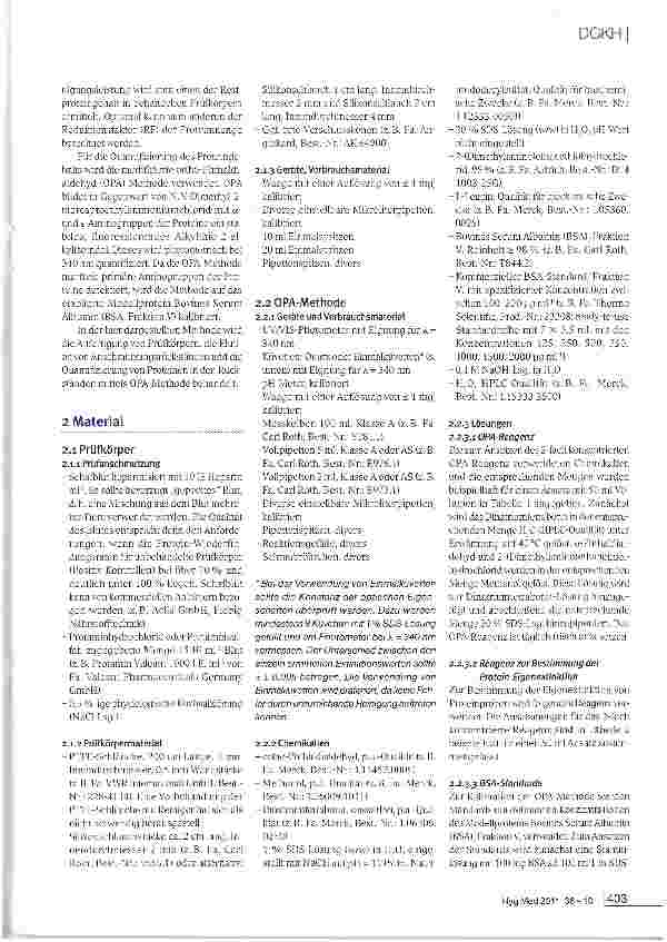 Vorschauseite 2: Methode zur Überprüfung der Reinigungsleistung von Reinigungs-Desinfektions-geräten für flexible Endoskope