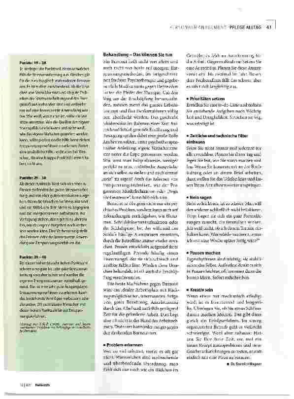 Vorschauseite 4: Burnout: Total ausgebrannt