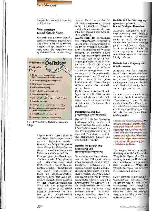Vorschauseite 3: Was bringt das Pflege-Qualitätssicherungsgesetz - PQsG? 1. Teil