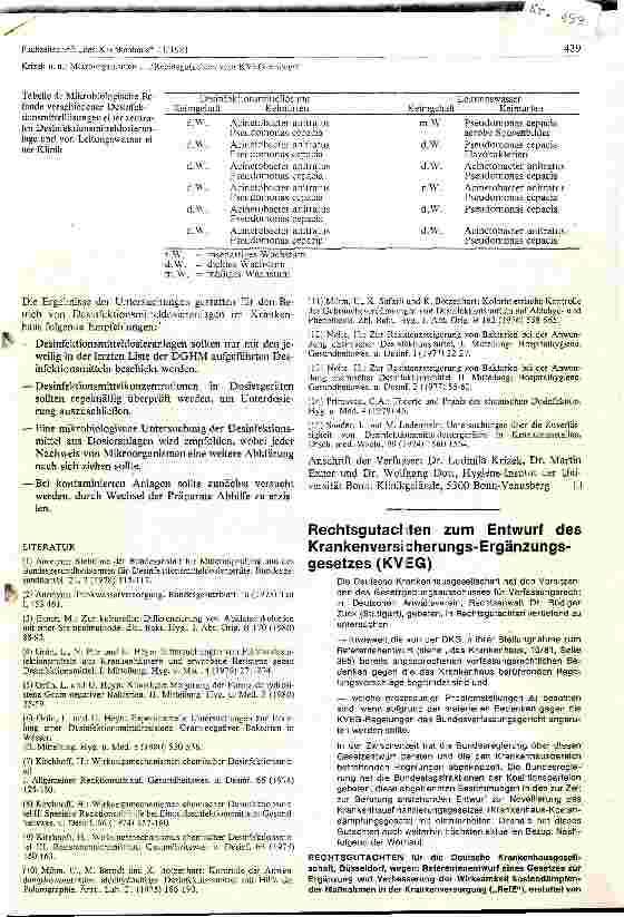 Vorschauseite 1: Rechtsgutachten zum Entwurf des Krankenversicherungs-Ergänzungsgesetz