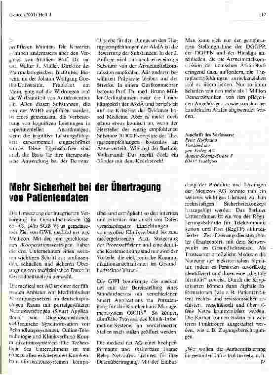Vorschauseite 4: Ist die Arzneimittelkommission käuflich?