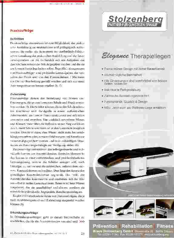 Vorschauseite 2: PraxisaufträgeInstrument zur methodischen Gestaltung der praktischen Ausbildung
