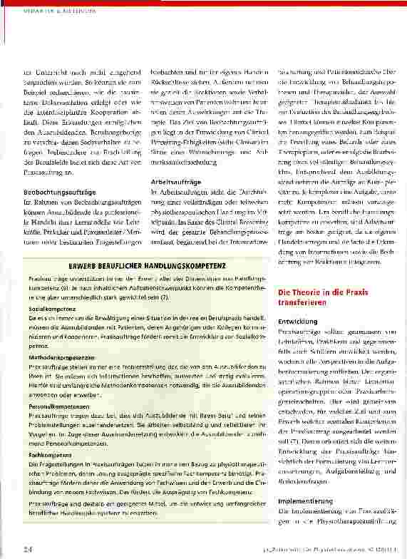 Vorschauseite 3: PraxisaufträgeInstrument zur methodischen Gestaltung der praktischen Ausbildung