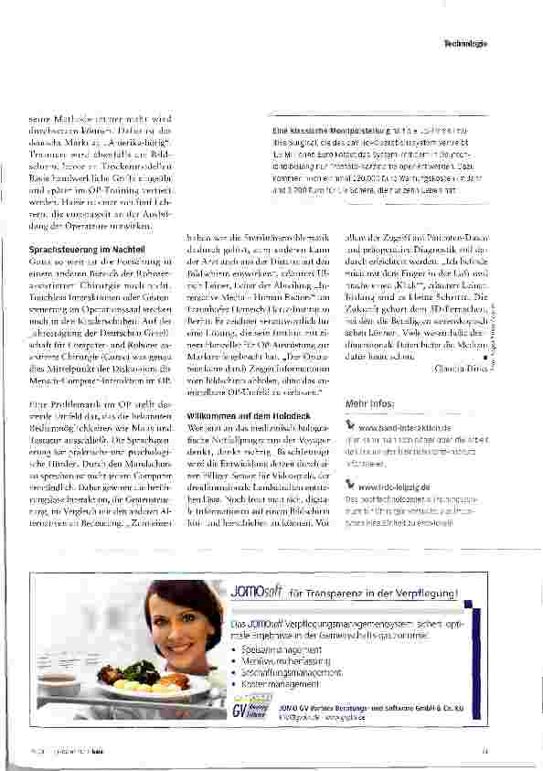 Vorschauseite 2: Wink in die Zukunft
