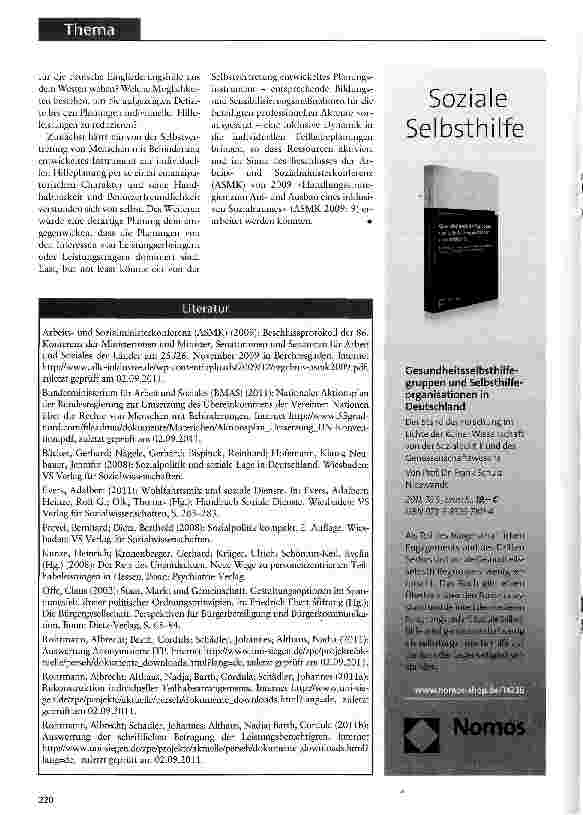 Vorschauseite 4: Inklusion durch Wohlfahrtsmix Menschen mit Behinderung brauchen eine individuelle Mischung verschiedener Unterstützungsleistungen
