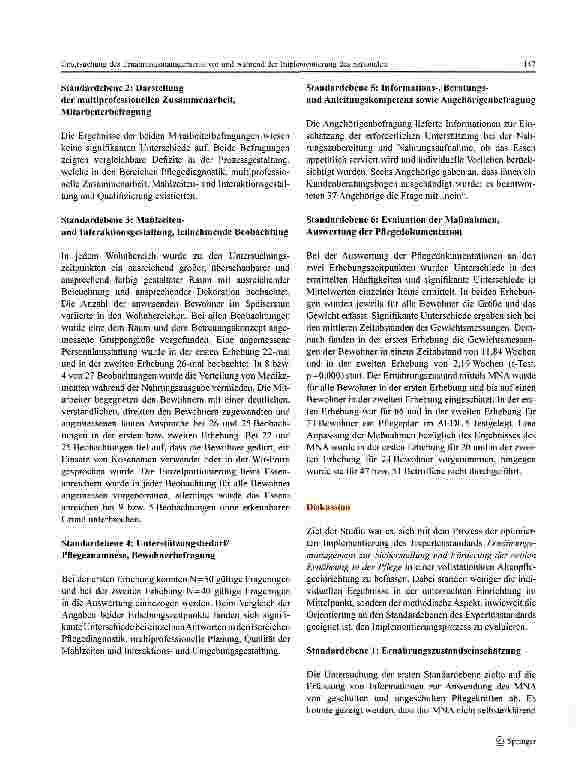 Vorschauseite 5: Untersuchung des Ernährungsmanagements vor und während der Implementierung des nationalen Expertenstandards Ernährungsmanagement zur Sicherstellung und Förderung der oralen Ernähr…