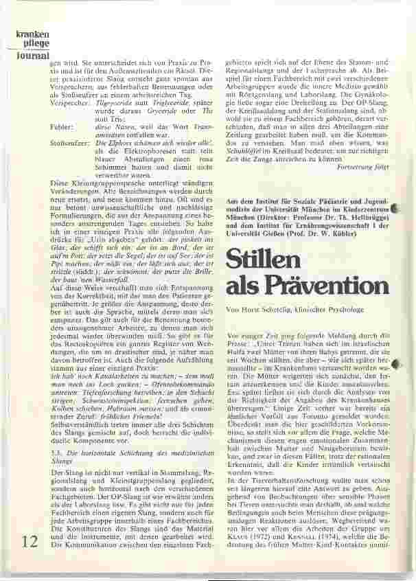 Vorschauseite 4: Der Männer-Slang im OP