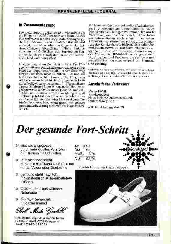 Vorschauseite 4: Pflegerischer Aspekt beim Umgang mit AIDS-Patienten