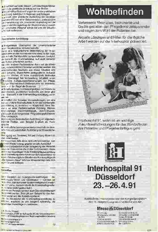 Vorschauseite 2: Angleichung der Krankenpflegeausbildung in beiden Teilen Deutschlands