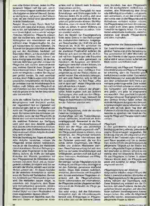 Vorschauseite 4: Möglichkeiten und Grenzen der Pflege in einer Psychiatrischen Abteilung an einem Allgemeinkrankenhaus - 2. Teil. Klinikum Niederberg. .