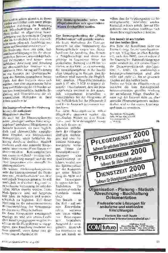 Vorschauseite 4: 460 Euro jährlich für eine bessere Versorgung