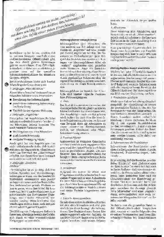 Vorschauseite 3: Tue Gutes und rede darüber