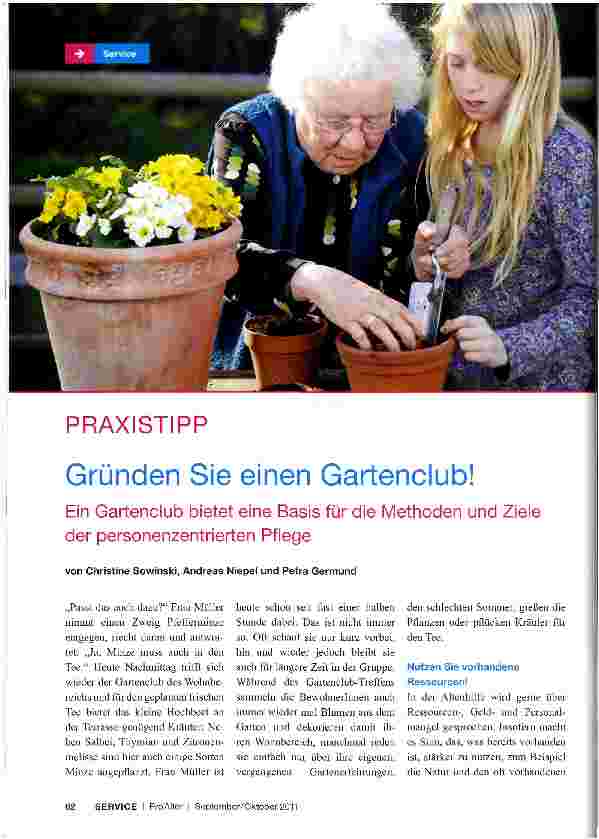 Vorschauseite 1: Gründen Sie einen Gartenclub!