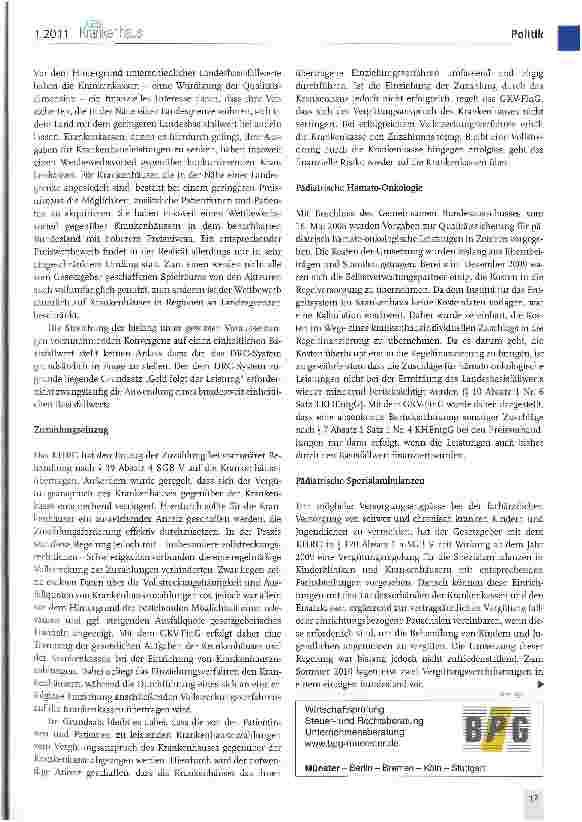 Vorschauseite 5: Was ändert sich durch das GKV-Finanzierungsgesetz für die Krankenhäuser?