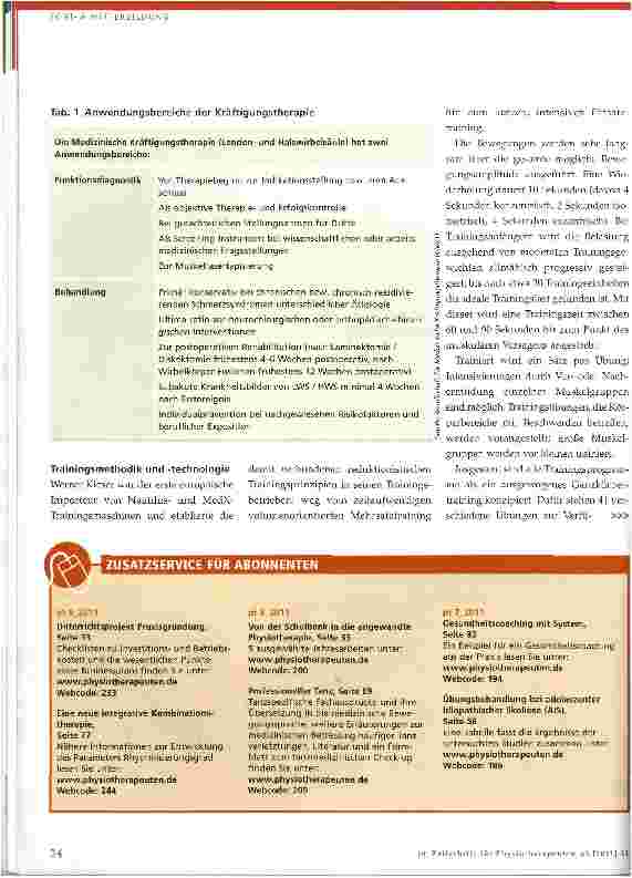 Vorschauseite 3: Kieser Training