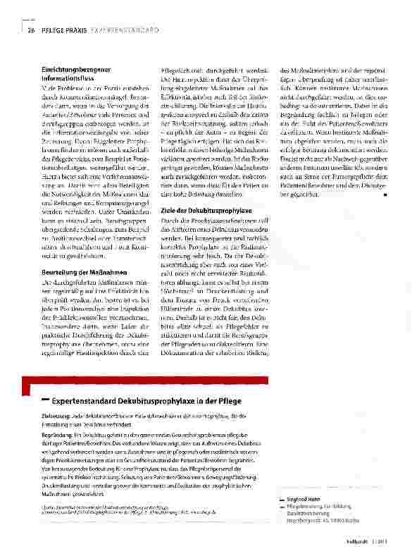 Vorschauseite 3: Das ist neu im Expertenstandard Dekubitusprophylaxe