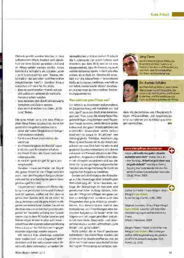 Vorschauseite 2: Anspruch und Wirklichkeit