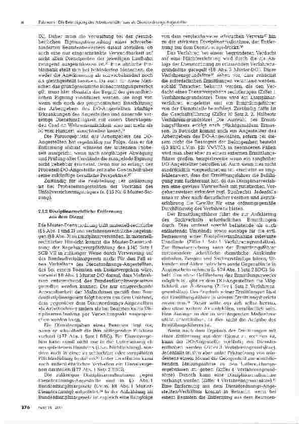Vorschauseite 3: Die Beendigung des Arbeitsverhältnisses als Dienstordnungs-Angestellter
