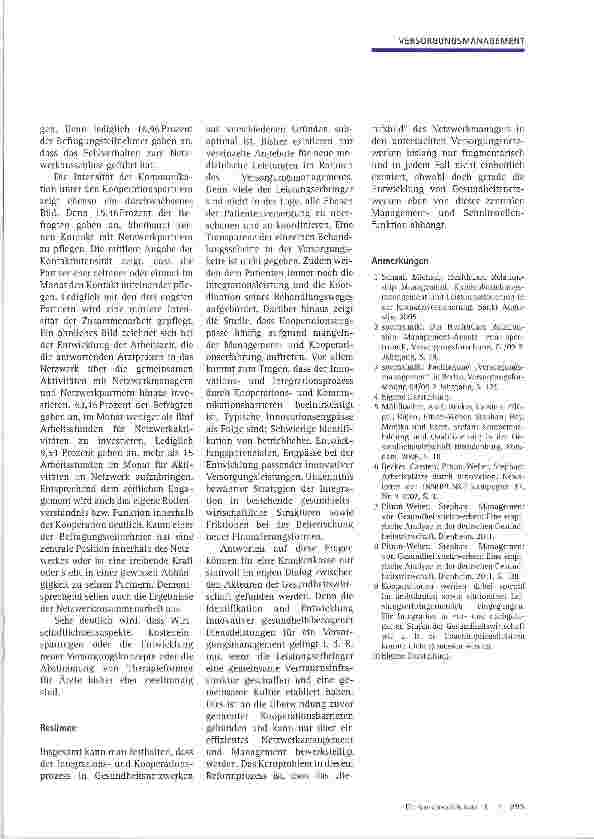 Vorschauseite 5: Versorgungsmanagement durch Gesundheitsnetzwerke -in Theorie und Praxis