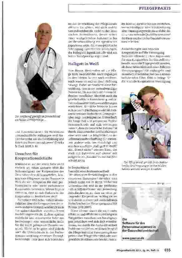 Vorschauseite 2: Kooperation der Gesundheitsberufe
