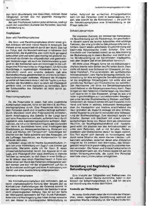 Vorschauseite 3: Pflege eines Patienten in der Neurologie
