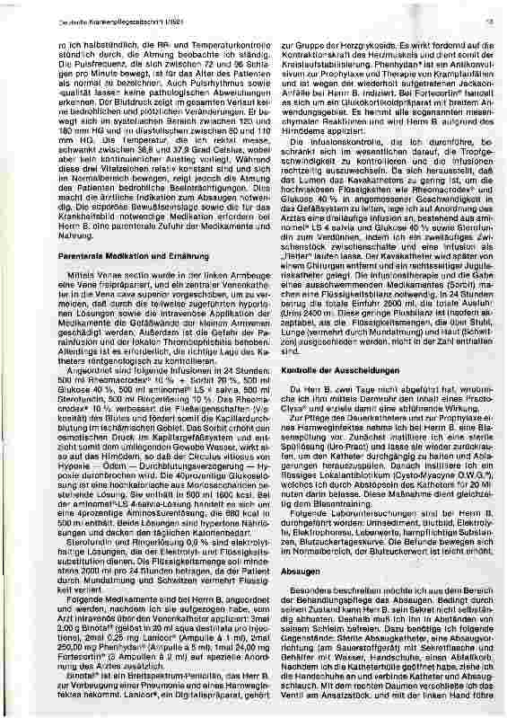 Vorschauseite 4: Pflege eines Patienten in der Neurologie