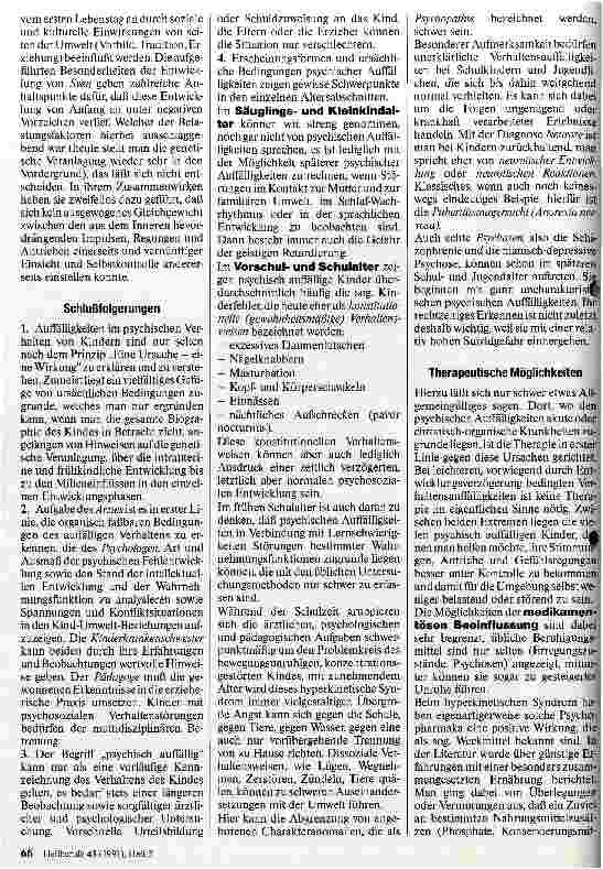 Vorschauseite 3: Über psychisch auffällige Kinder