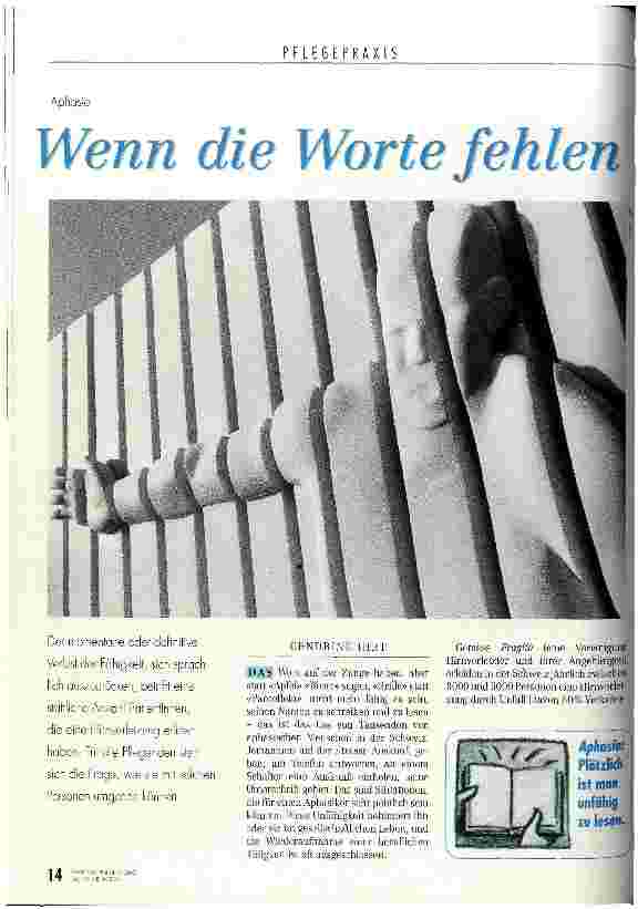 Vorschauseite 1: Wenn die Worte fehlen