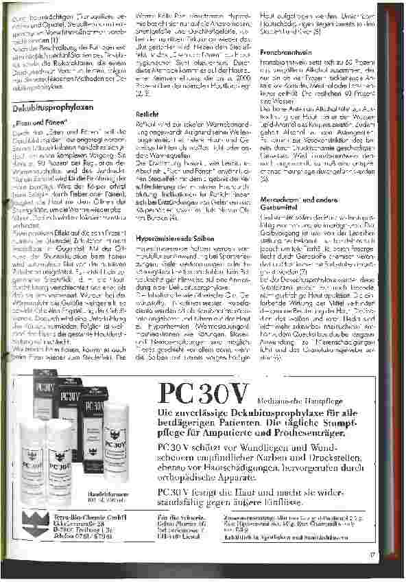 Vorschauseite 3: Dekubitusprophylaxe und -therapie 1. Teil