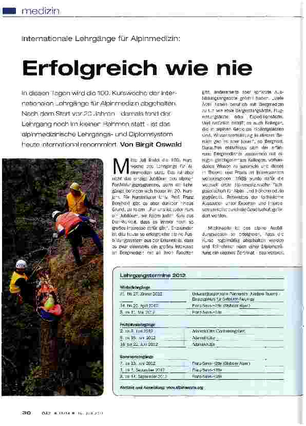 Vorschauseite 1: Erfolgreich wie nie