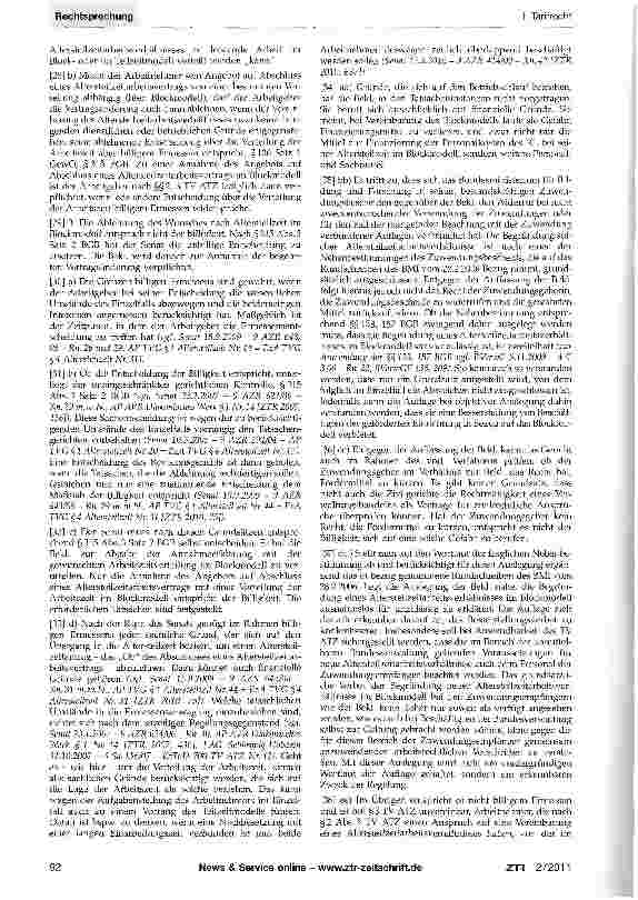 Vorschauseite 3: Tarifkonkurrenz - Günstigkeitsvergleich -SachgruppenTVG§4 Abs. 3; BGB §613a Abs. 1