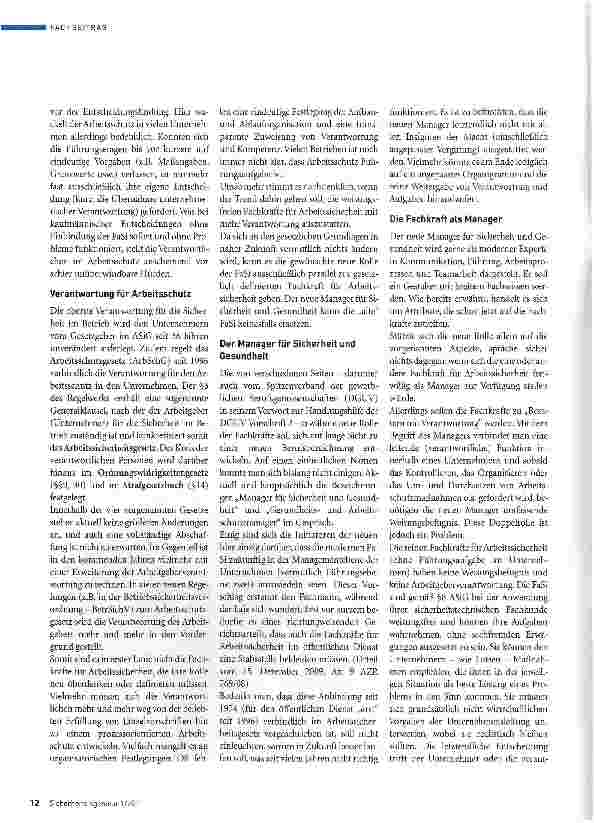 Vorschauseite 2: Kritische AuseinandersetzungVom Störenfried zum Manager