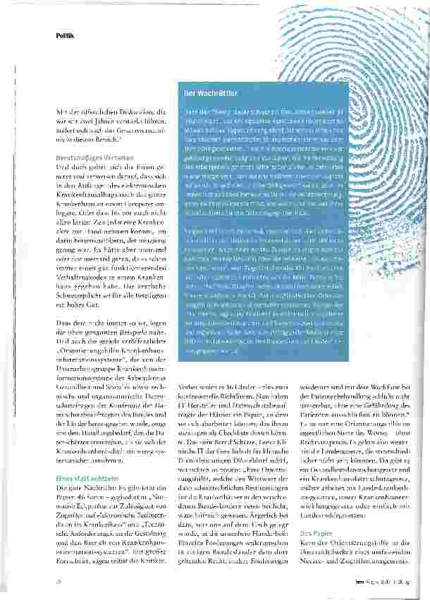 Vorschauseite 3: Daten gesichert - Patient tot