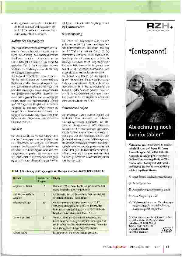 Vorschauseite 2: Die Therapeutenvariable bei komplexen Rehabilitationsverfahren